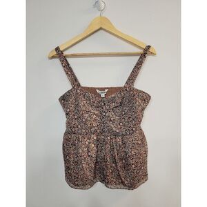 Walter Baker Paisley Spaghetti Strap Top‎ Women's Small